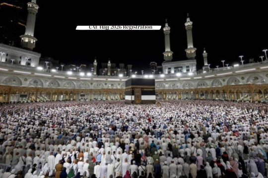 UAE Hajj 2026 registration online portal showing application form for Emirati pilgrims